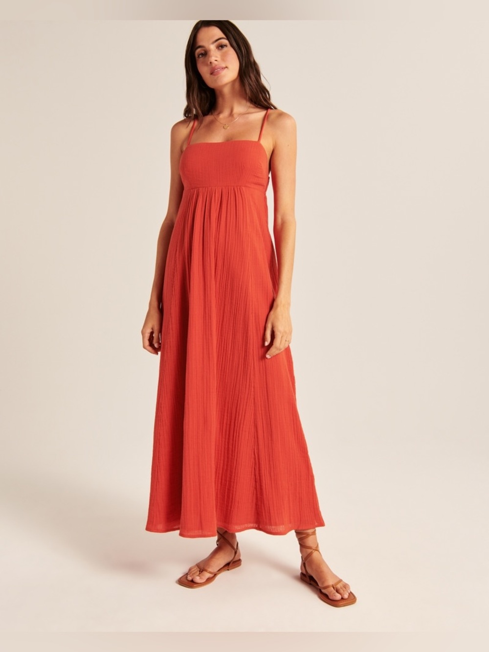 Imperfect - Abercrombie Crinkled Babydoll Maxi L